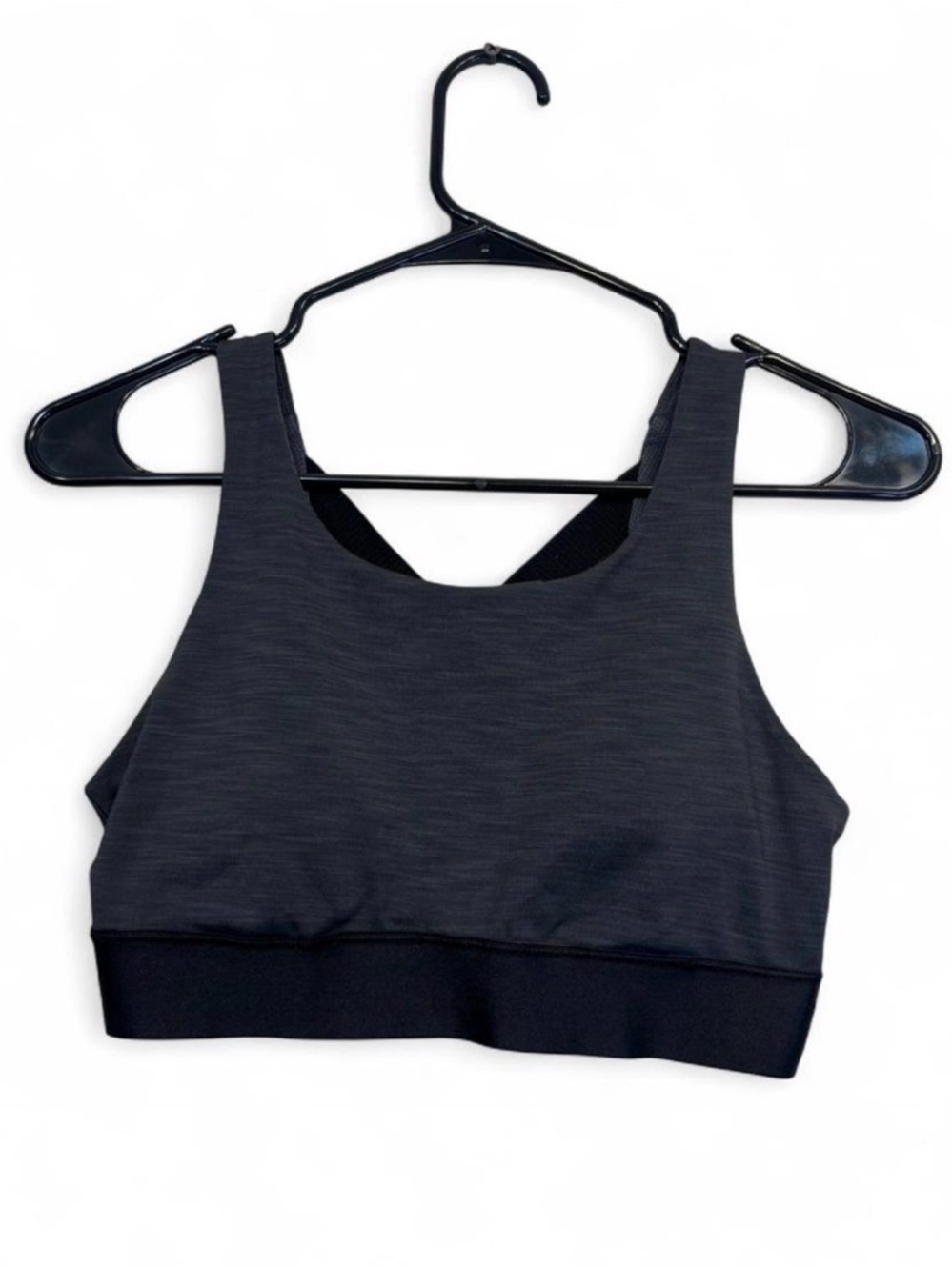 Athleta Black High-Neck Sports Bra